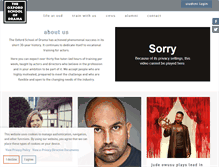 Tablet Screenshot of oxforddrama.ac.uk